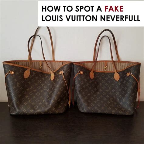 how to tell fake vs real louis vuitton|louis vuitton neverfull knockoff.